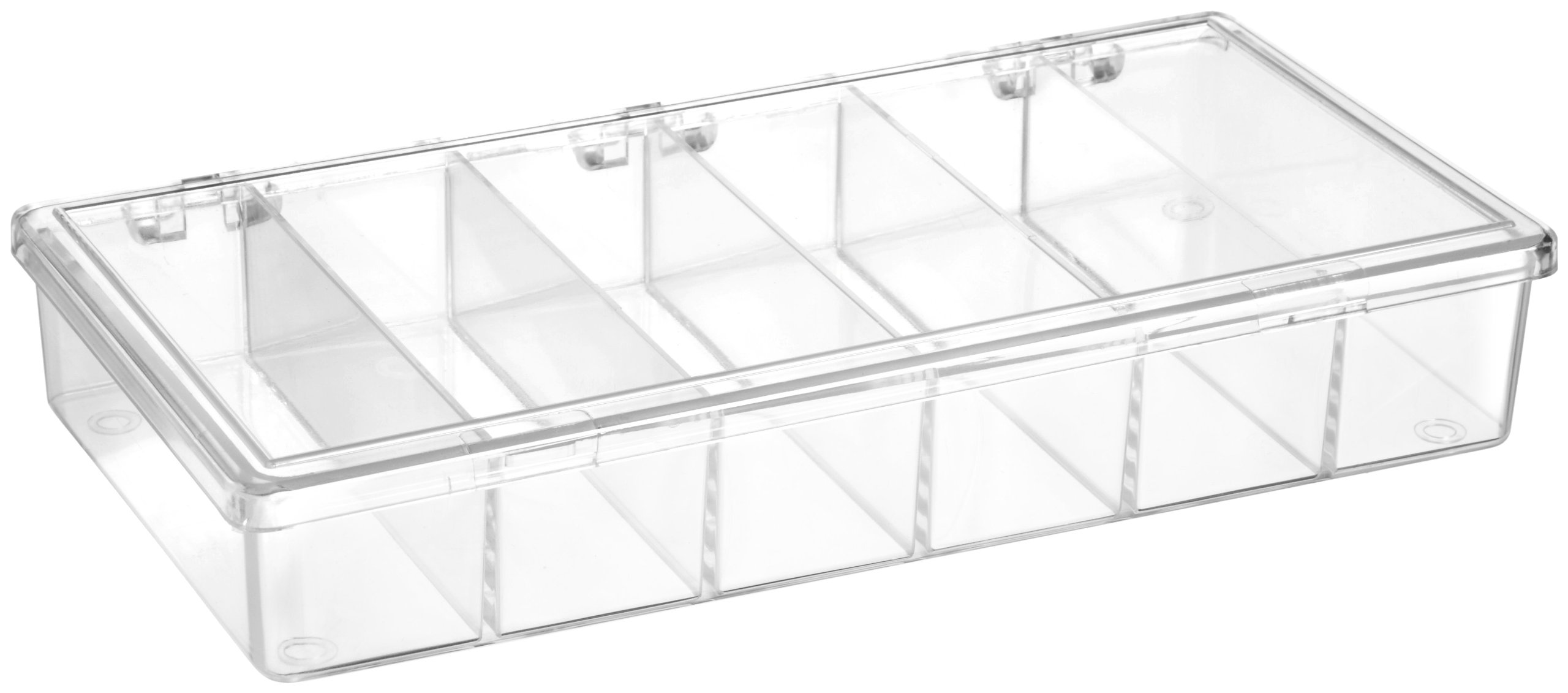 sp scienceware Bel-Art Plastic 6 Compartment Storage Box; 8⁵/₁₆ x 4½ x 1⁷/₁₆ in. (F16632-0000)