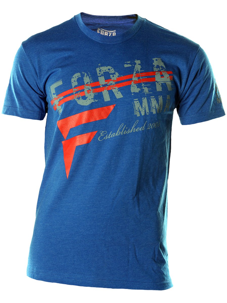 Forza Sports "New Heights" MMA T-Shirt - Small - Royal Blue
