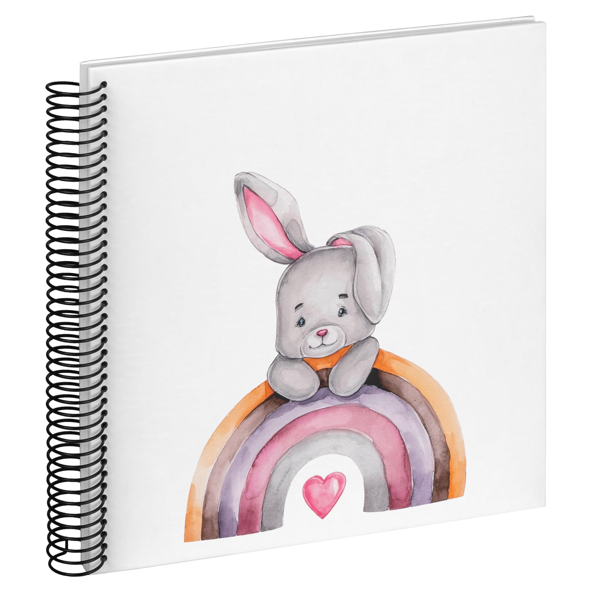 walther design Fotoalbum weiss 25 x 25 cm Spiralalbum Kidz SA-131