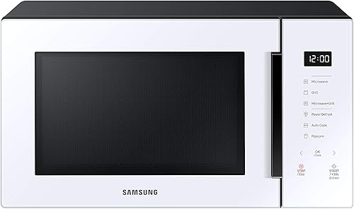 Samsung MG11T5018CW - Parrilla de encimera para microondas, 1.1 pies cúbicos, color blanco