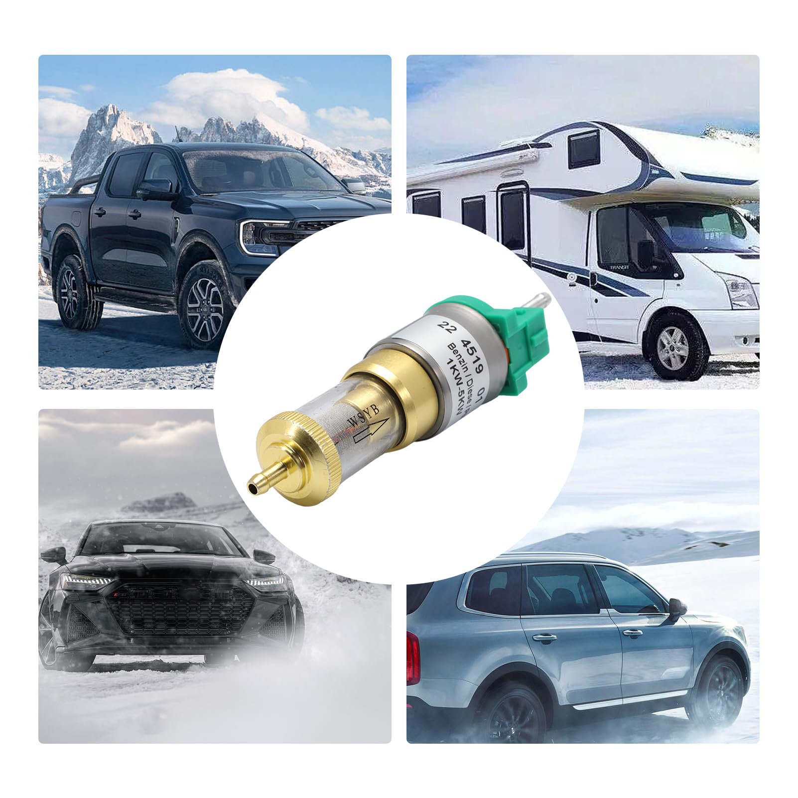2-biegunowa pompa dozująca do ogrzewania na olej napędowy do Eberspacher Airtronic 22451901