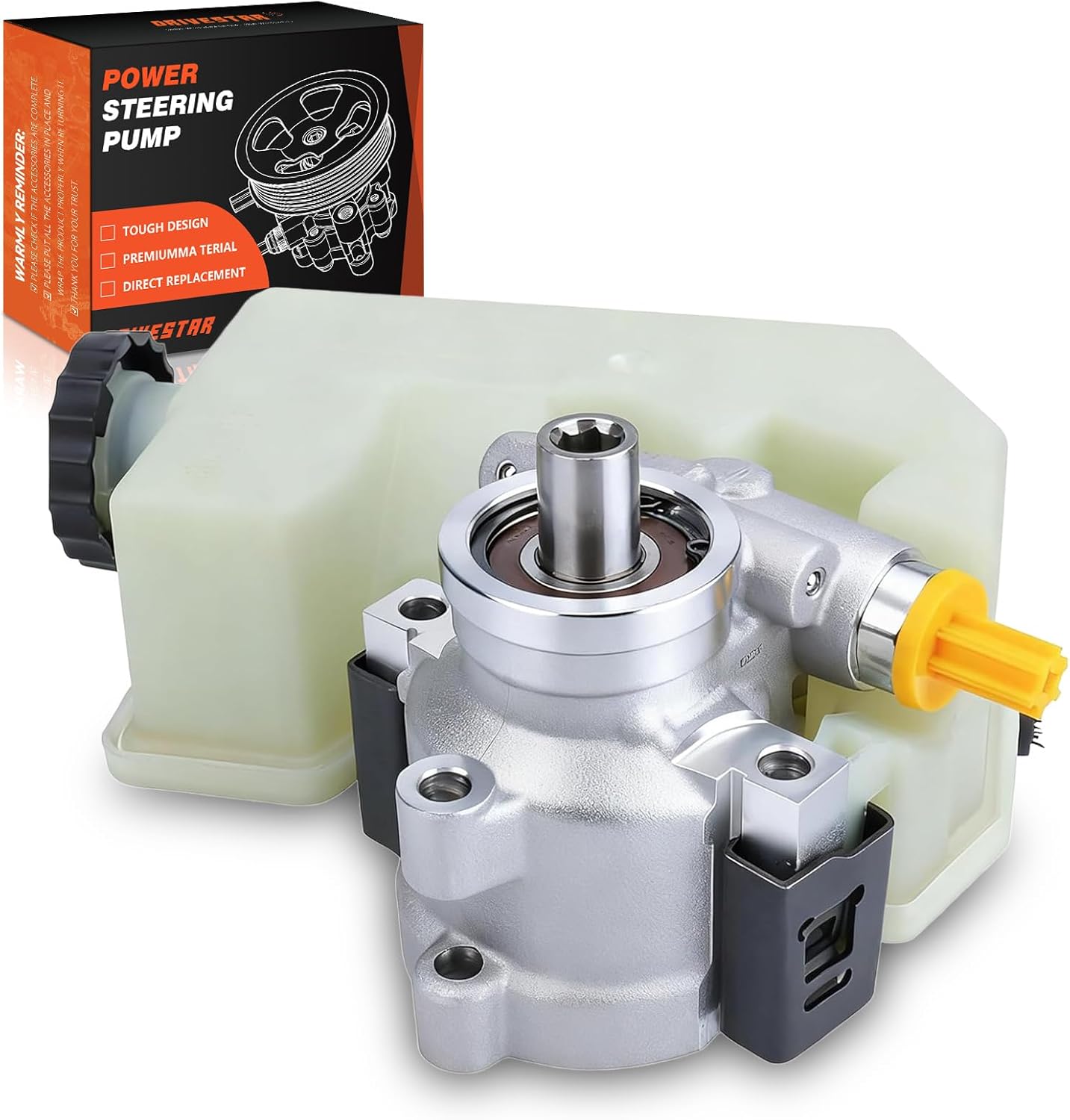 DRIVESTAR 20-64610 Power Steering Pump, for Jeep Liberty 2002-2006, 3.7L V6