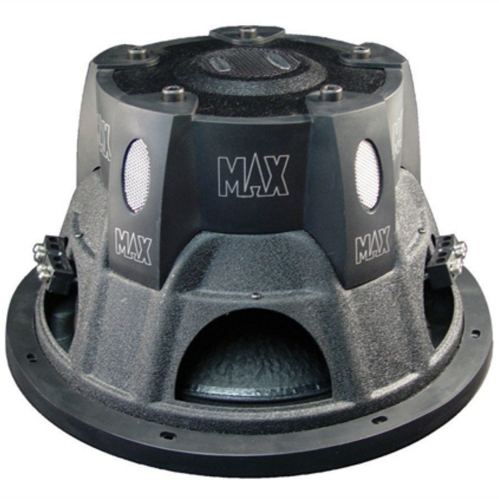 LANZAR MAXP124D Sub woofer subwoofer 30,00 cm 12" 300 mm dvc 4+4 Ohm 800 Watt rms 1600 Watt MAX Doble Bobina de 4 + 4 Ohm dvc Dual Voice Coil, 1 Pieza