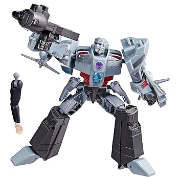 Transformers Toys EarthSpark Deluxe Class Megatron, 12.5cm Action Figure