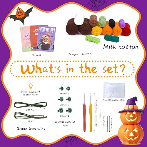 Miniatura 2 de SOCNITC Kit de ganchillo para principiantes, kit de tejido con tutoriales en video paso a paso, kit completo de inicio de ganchillo para adultos