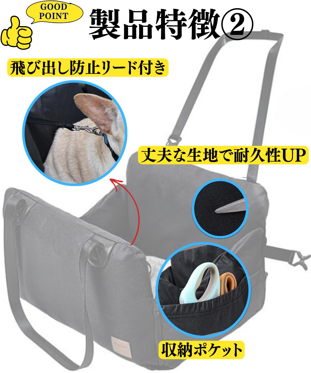 Amazon.co.jp: そのまま移動 3way ペットドライブボックス 犬 車