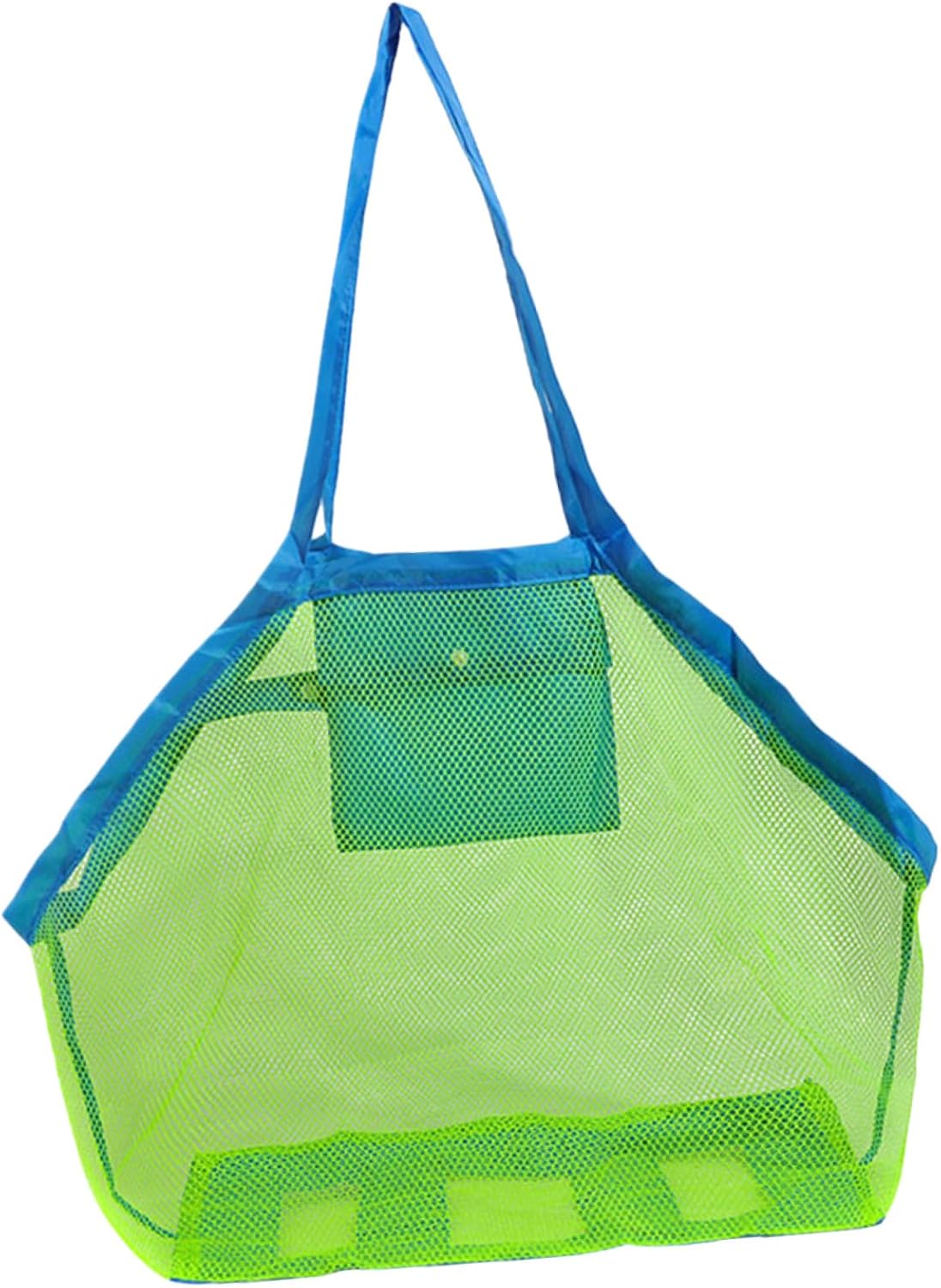 KOMBIUDA 1pc Large Capacity Mesh Tote Bag for Beach Toys Storage Portable Boy Girl Outdoor Toy Pouch Comfortable Dacron Material for Organizing Playtime Essentials