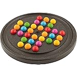 Solitaire: O 20 cm, Holz, lasiert, 33 Kugeln, per St"uck