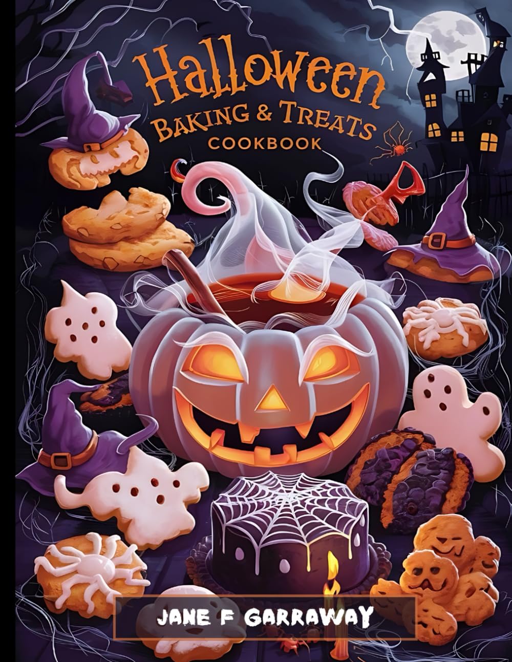 The Halloween Baking & Treats Cookbook: Easy, Delicious, and Spooky Recipes for Every Sweet Tooth, Sink Your Fangs Into Spooky Delights - Cookies, Cupcakes, Bars, Popsicles, S'mores Treats and Jellos!