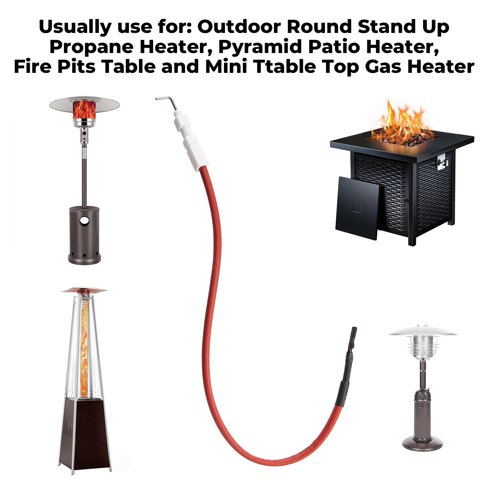 Fire Pit Outsunny Pyramid Patio Heater Square Gas Patio Heater