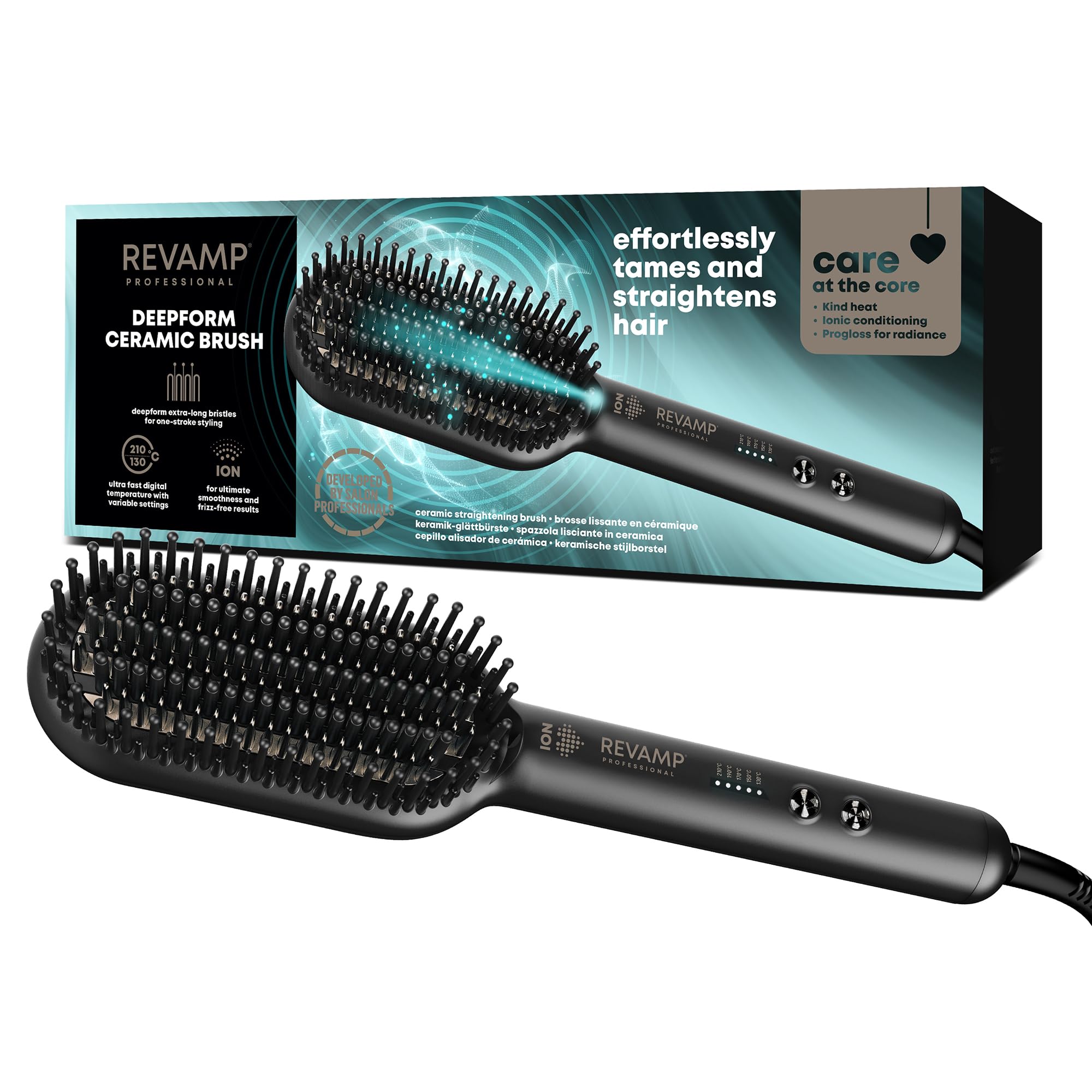 REVAMP Deepform Haarglätter-Bürste - 2-in-1 Wunde Produktbild-Vorschau 4