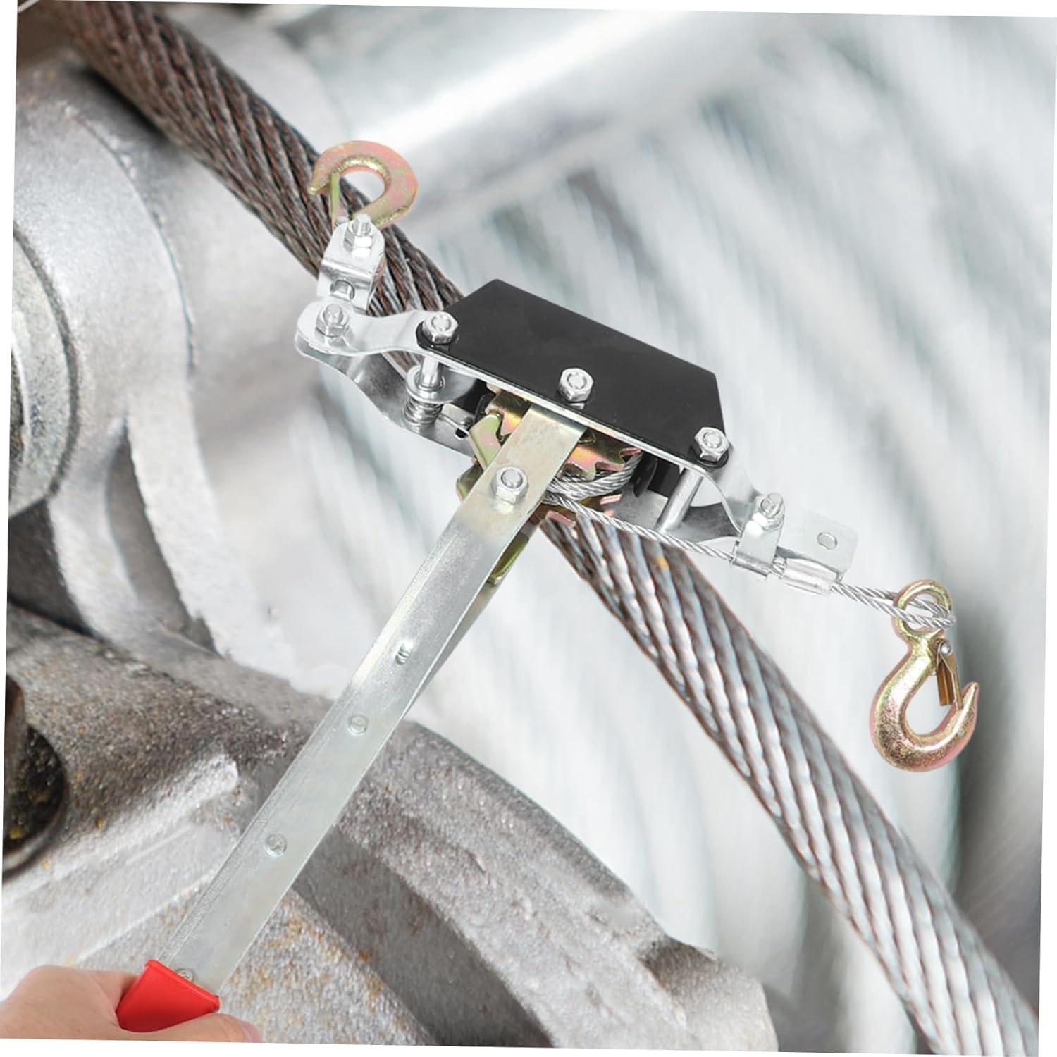 Cable Puller Tool Capacity Wire Pulling Grip for Cargo Tightening and Cable Tensioning Heavy Duty Wire Rope Tightener for Versatile Use