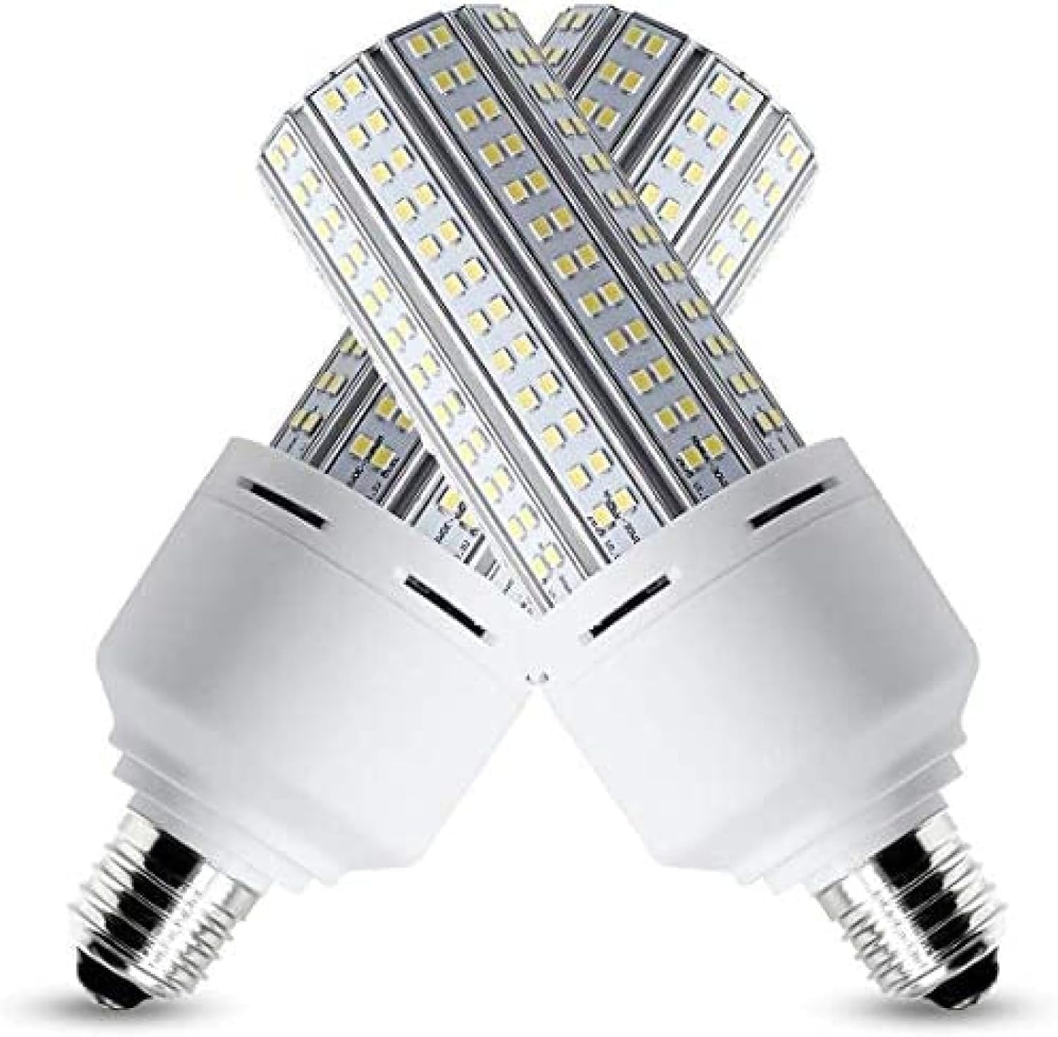 Żarówki LED kukurydziane, odpowiednik 600 W, 7500 lumenów, średnia podstawa E26/E27, do użytku wewnątrz i na zewnątrz, idealne do garażu, magazynu, fabryki, zimna biel światła dziennego