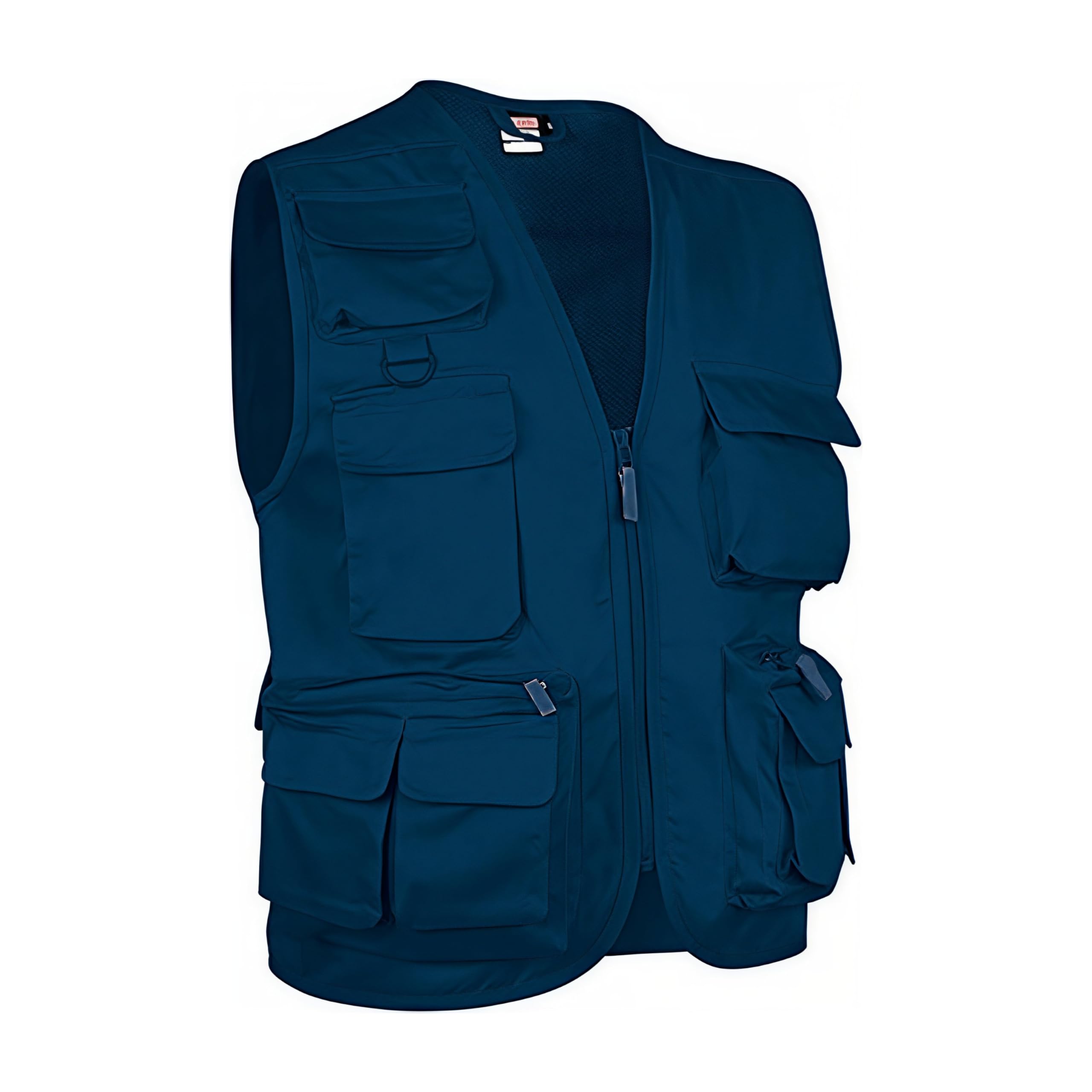 Genérico Chaleco Multibolsillos Transpirable Safari | Ideal para Trabajo, Aventura | Sarga Resistente y Confortable | Muchos Bolsillos = 9