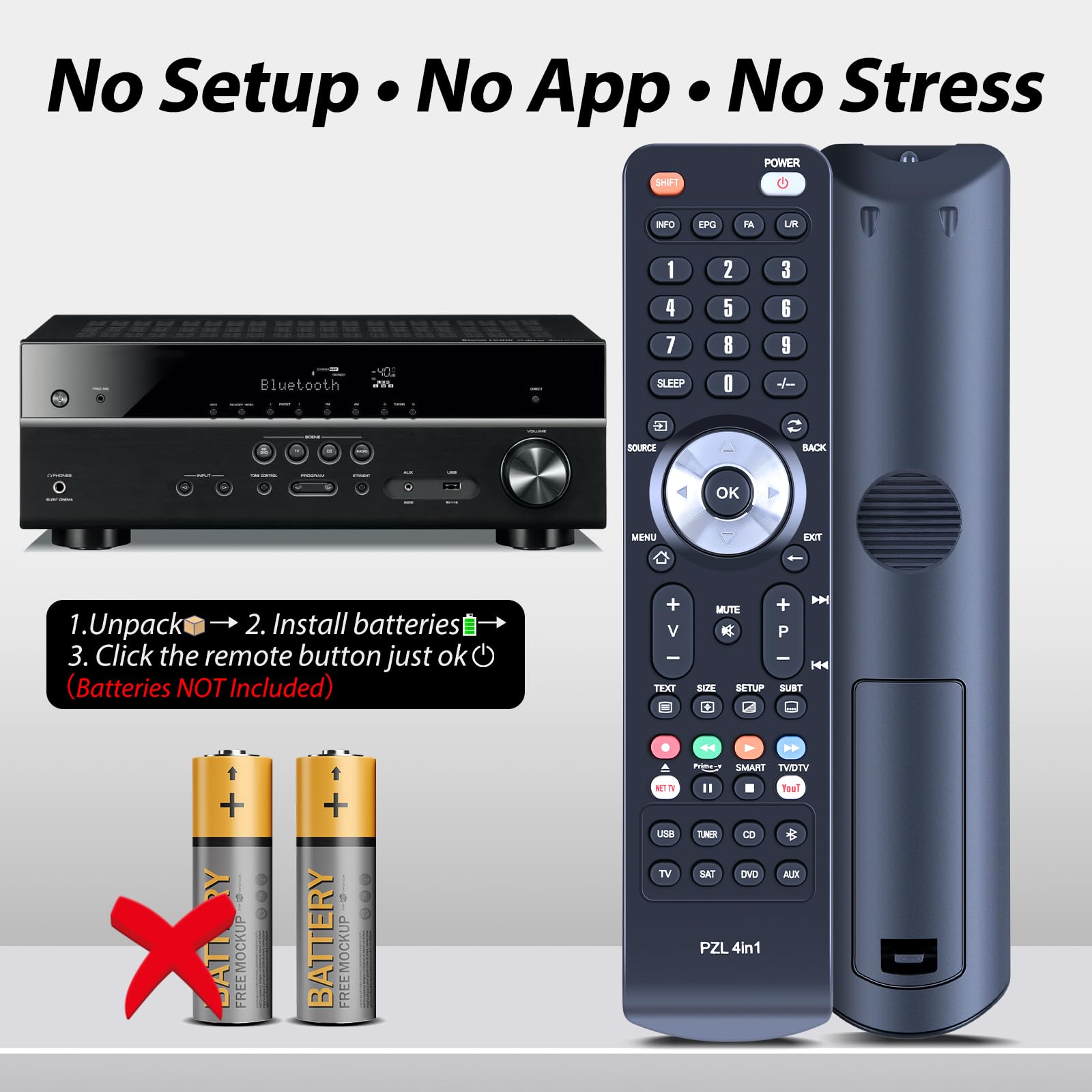 Amazon.com: WDZP RC-777C RC-547C New Replacement Remote Control
