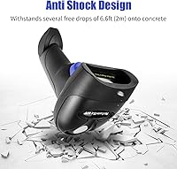 Vista 4 de NetumScan - Lector de código de barras QR USB para computadoras, escáneres de código de barras de imagen 1D 2D automático con cable de mano