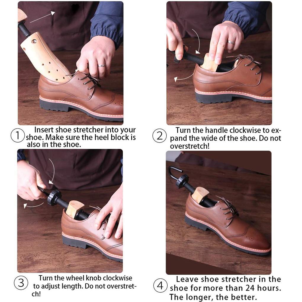 rismart Horma Zapatos en Hombre Mujer tipos de Zapatos, Hormas de Plástico, Justable Longitud y Anchura