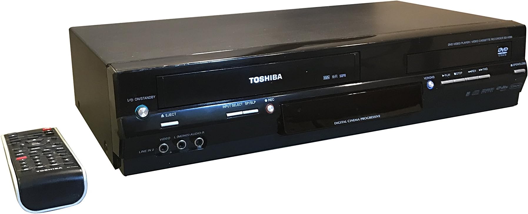 Toshiba SDV295 Tunerless DVD VCR Combo Player Amazon.ca Electronics