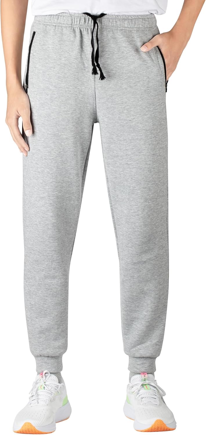 BIG ELEPHANT Boys Sweatpants with Zipper Pockets & Drawstring, Soft Kids Athletic Joggers Pants BIG ELEPHANT Boys Sweatpants with Zipper Pockets & Drawstring, Soft Kids Athletic Joggers Pants