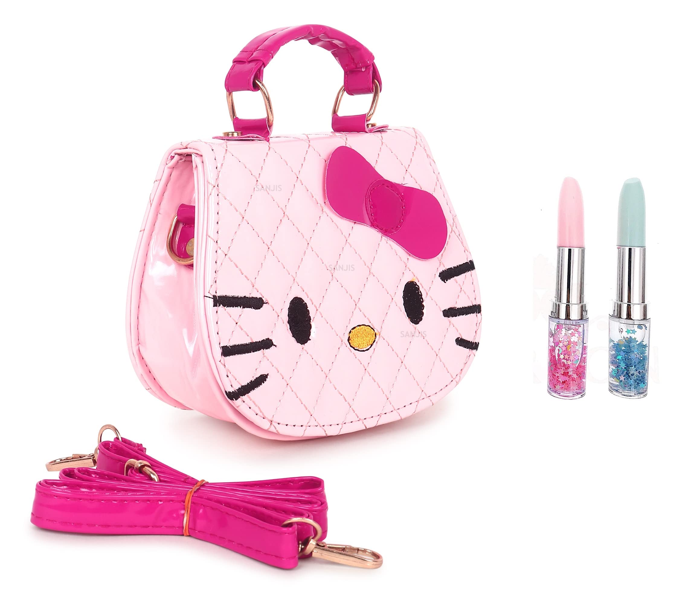 Sanjis Enterprise birthday gift combo Hardshell Cartoon Character Crossbody/Sling/Purse/Handbag and 2 lipstick pen (B08PDQTW9P) Amazon Price History, Amazon Price Tracker