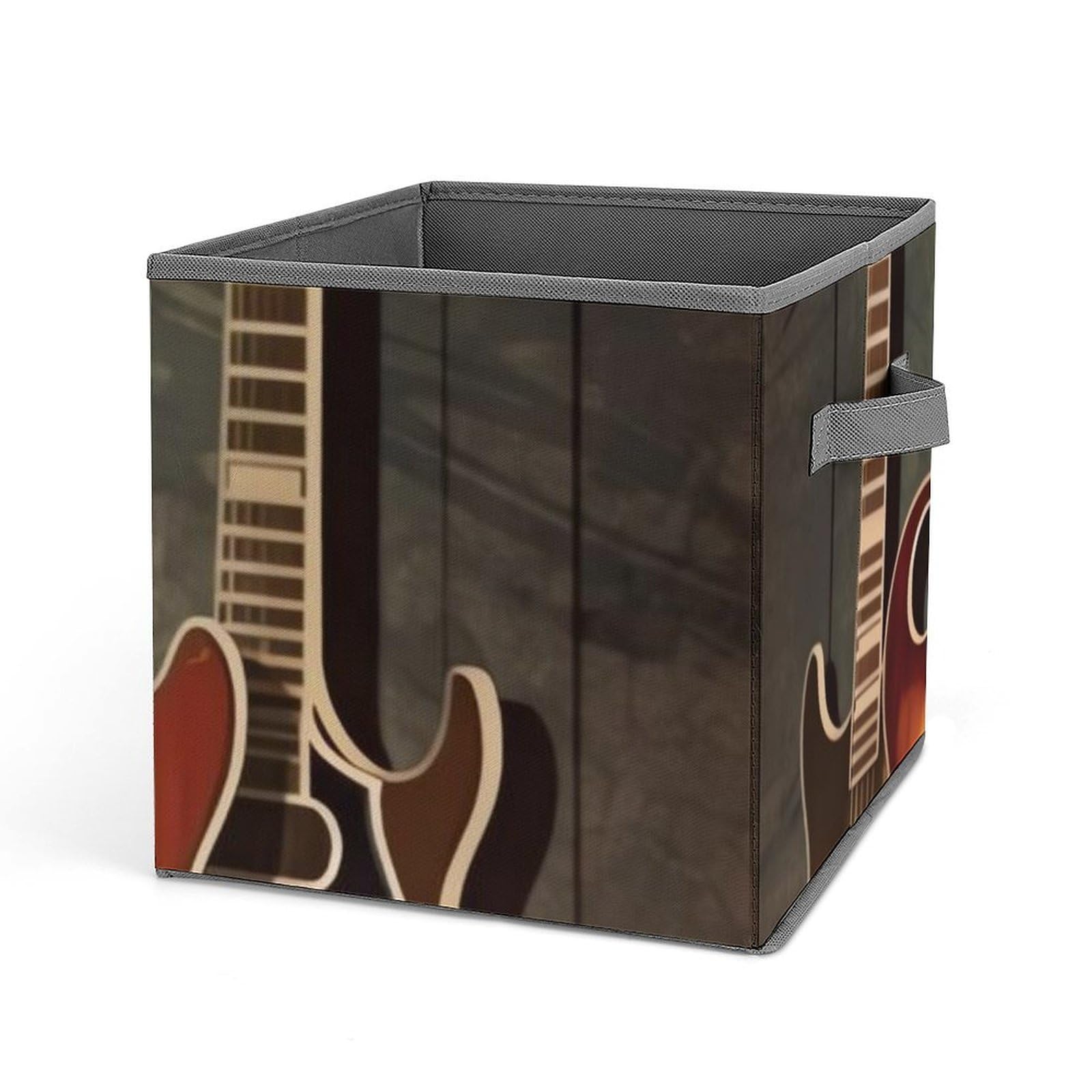 Cube de rangement pliable pour guitares boîte tissu poignée de transport