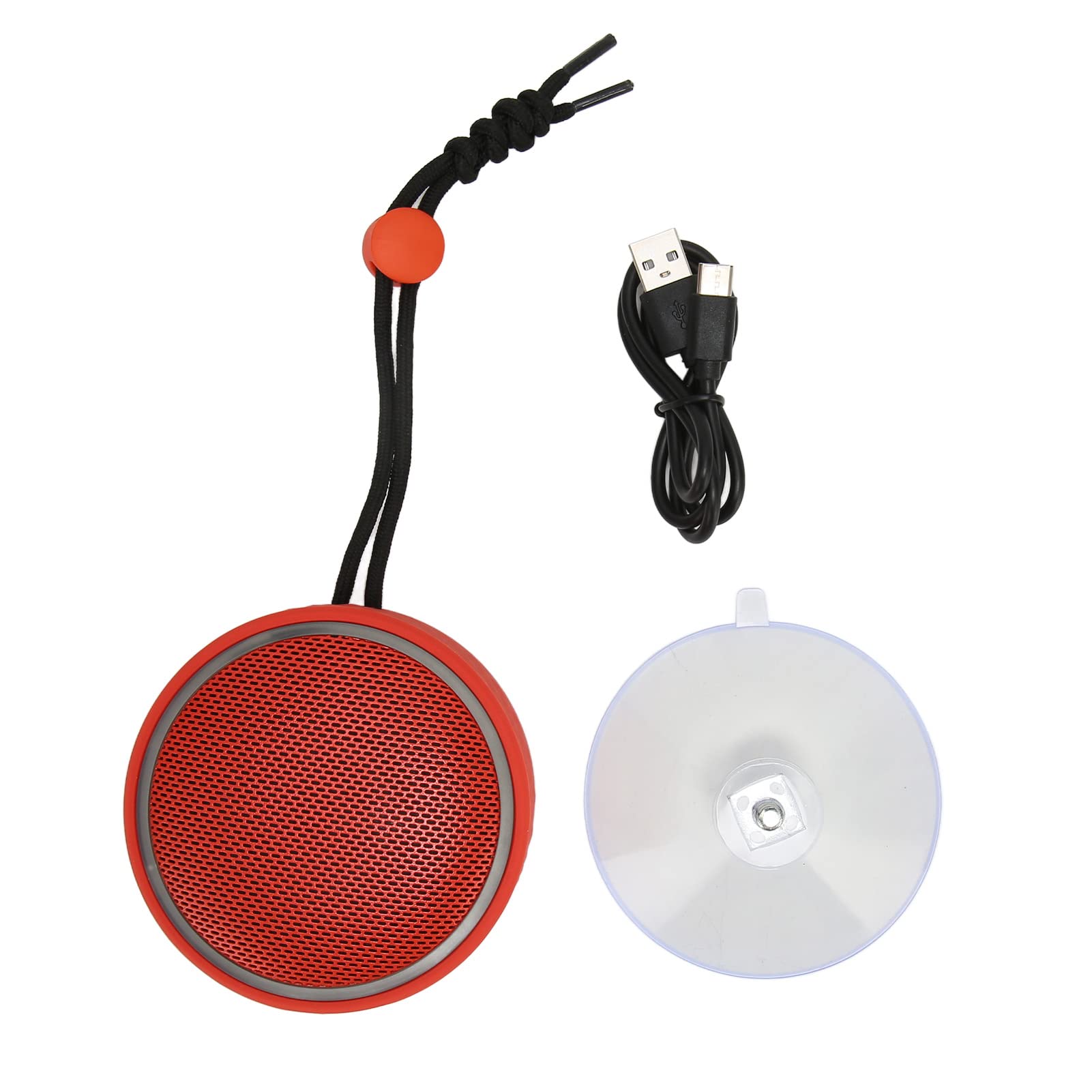 lyrlody Bluetooth Shower Speaker, IPX6 Waterproof LED