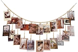 Hanging Photo Display: Boho-Inspired Collage Frame to Showcase Your Memories