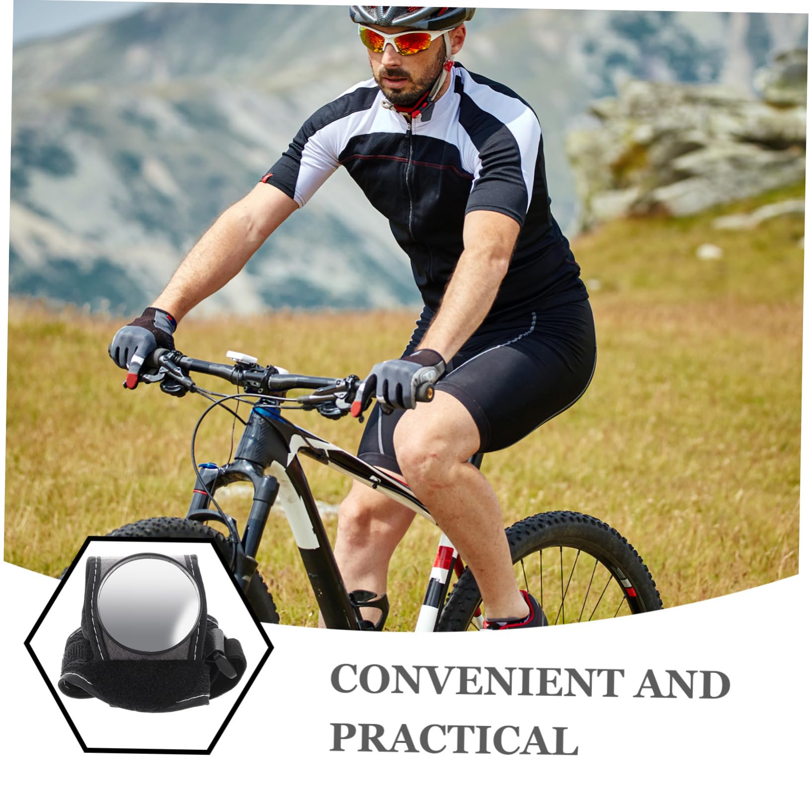 Mountain Bike Wrist Mirror For Cyclists Bike Mirror Bike Rear View - Main Image