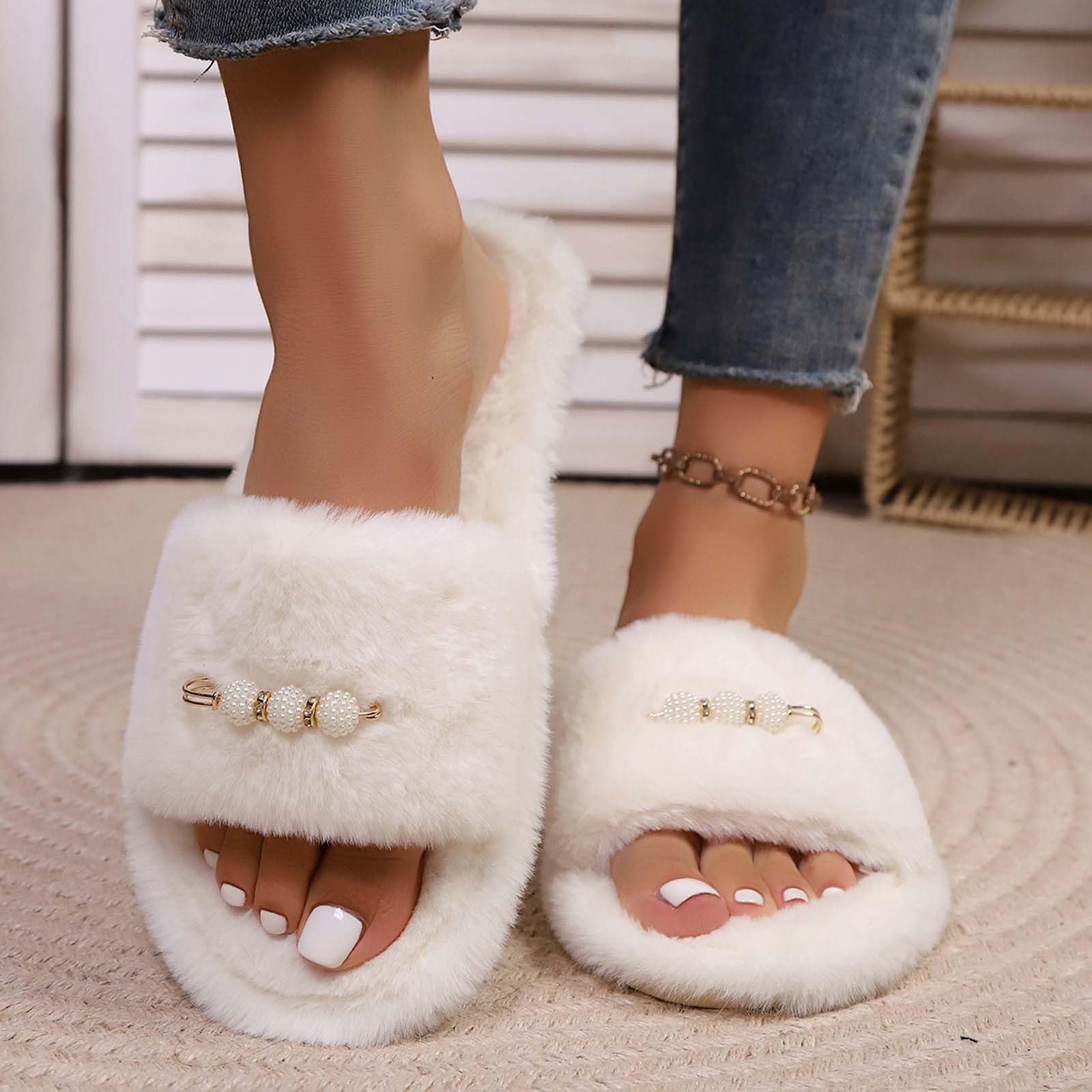 Chaussons Femme Chaussures Hiver Chausson Polaire Pantoufles Orthopédiques Homme Chaud Bouillotte Couple Assortis Drole Mémoire De Forme Pantoufle Ete Confortable Charentaise Vache Orthopédique