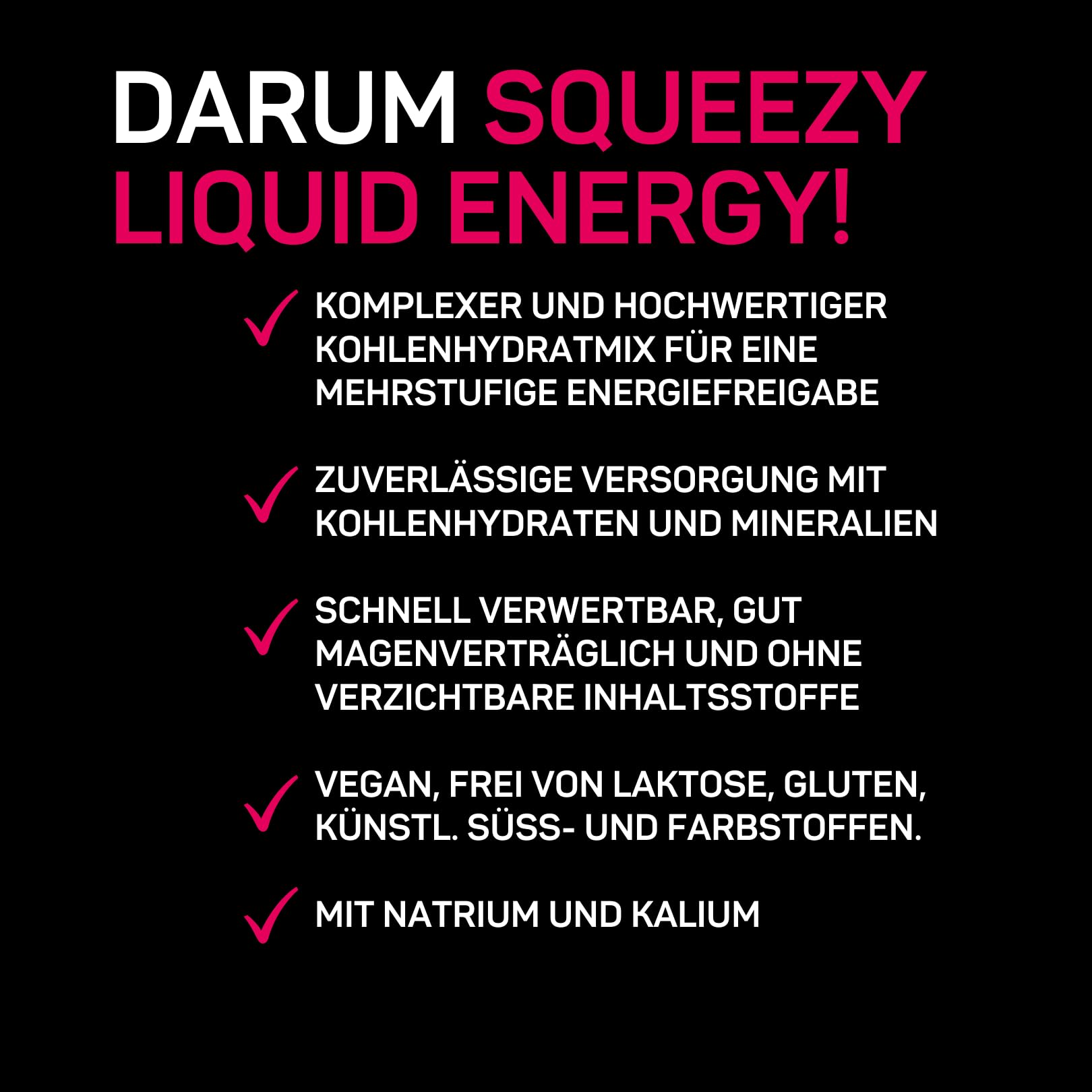 Squeezy Liquid Energy Refiller (Himbeere) 1000 ml - Sport Energy Gel mit erhöhtem Wasseranteil für schnelle & dauerhafte Energie bei maximaler Verträglichkeit beim Ausdauersport - ohne Nachtrinken