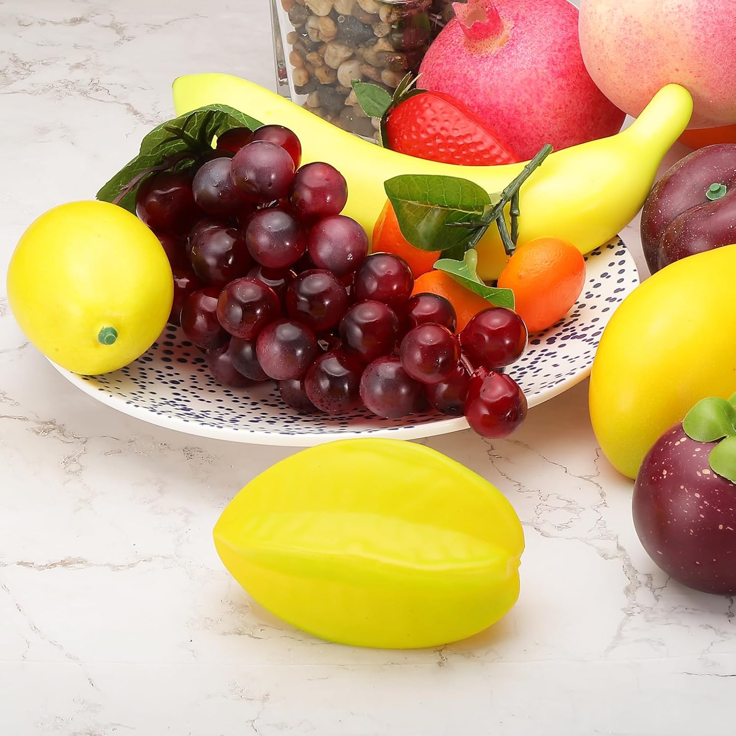 PATIKIL 6個 セット 人工 オレンジ フォーム 製 フェイク フルーツ リアル な 見た目 キッチン パーティー 装飾 用