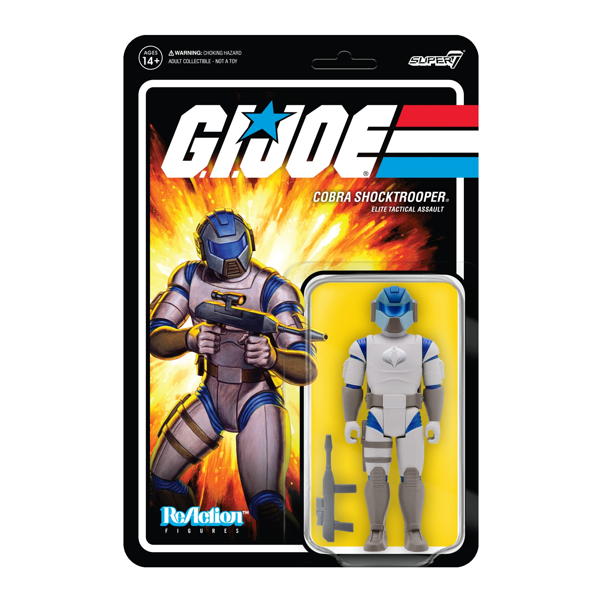 Super7 G.I. Joe Cobra Shocktrooper (Rifle C) - 3.75
