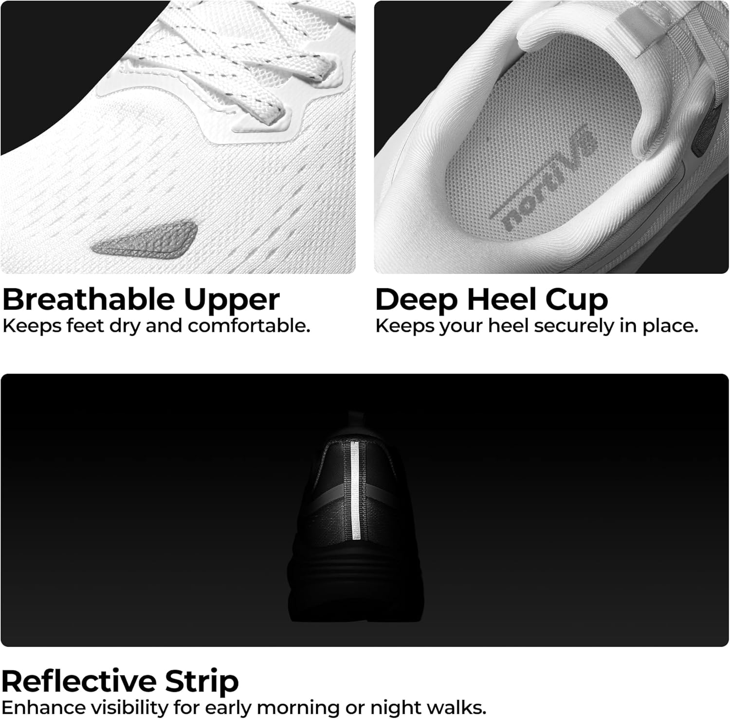 NORTIV 8 Women's Slip On Walking Shoes Cushioning Hands Free Non-Slip Breathable Comfortable Workout Running Tennis Gym Athletic ActiveBreeze Fashion Sneakers - Image 8