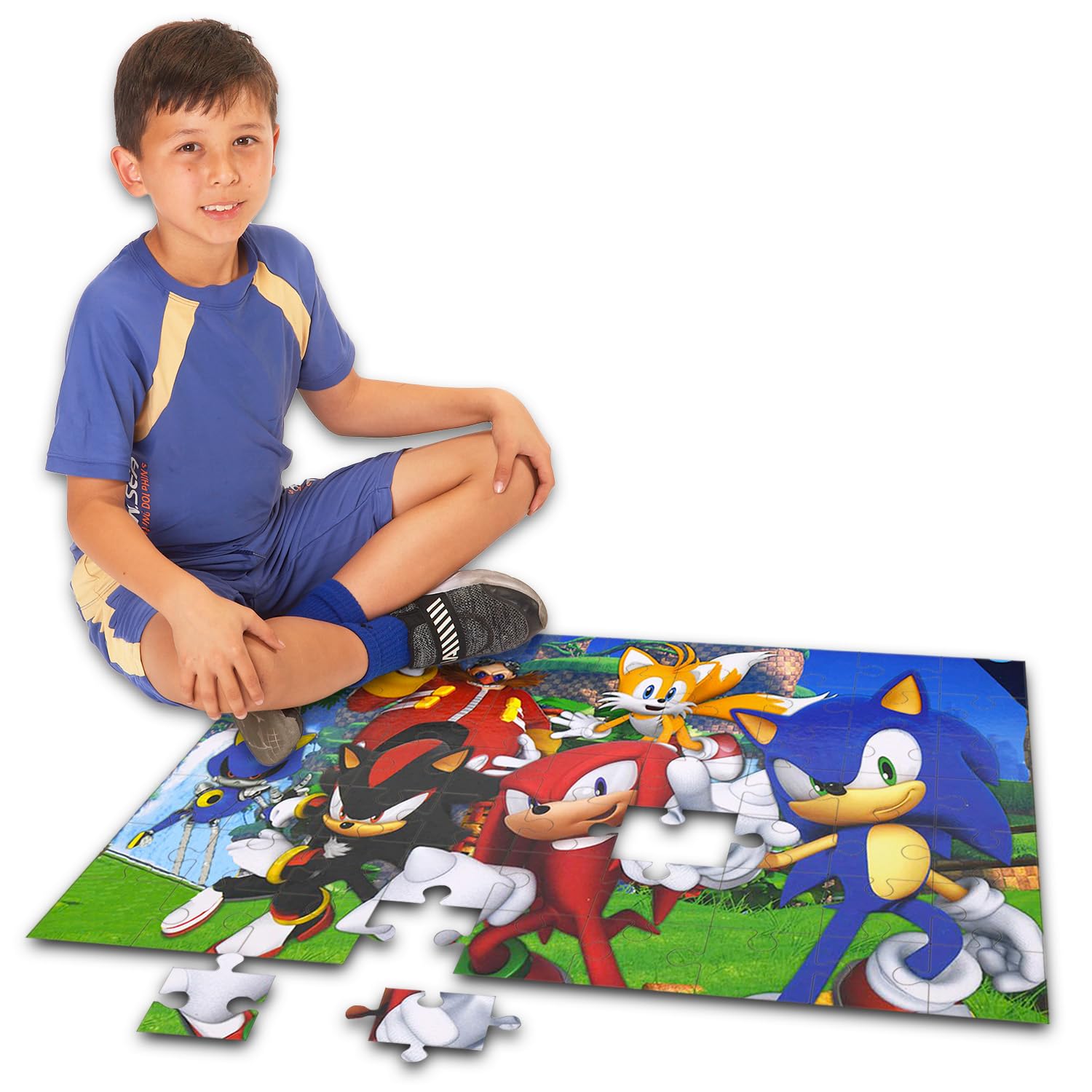 Amazon.co.jp: ソニック・ザ・ヘッジホッグ フロアパズル 子供用