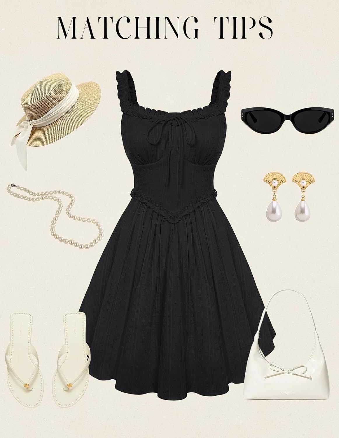 Scarlet Darkness Women Summer Corset Dresses Cotton Mini Sundress Ruffle Strap Dress - Image 6