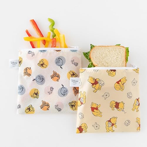 Miniatura 10 de Bumkins Nintendo Bolsas reutilizables para sándwiches y aperitivos, para el almuerzo escolar de niños y para porciones de adultos, tela lavable,
