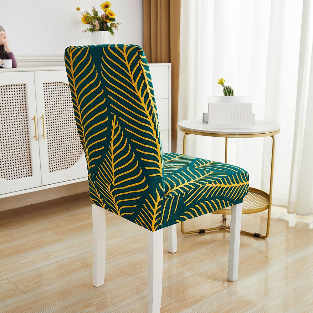 Odot Chair Covers, Elastic Dining Chairs Set Of 2/4/6, Seat Covers - View #10