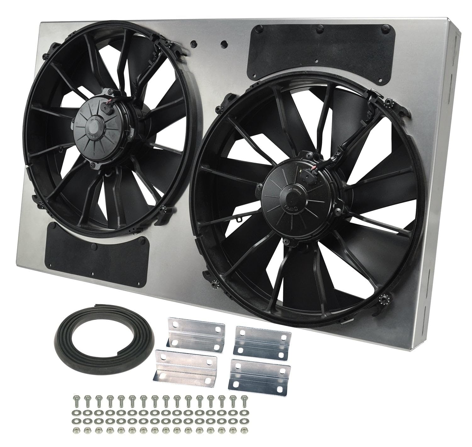 Amazon.com: Derale Performance 16836 Gray/Black High Output Dual