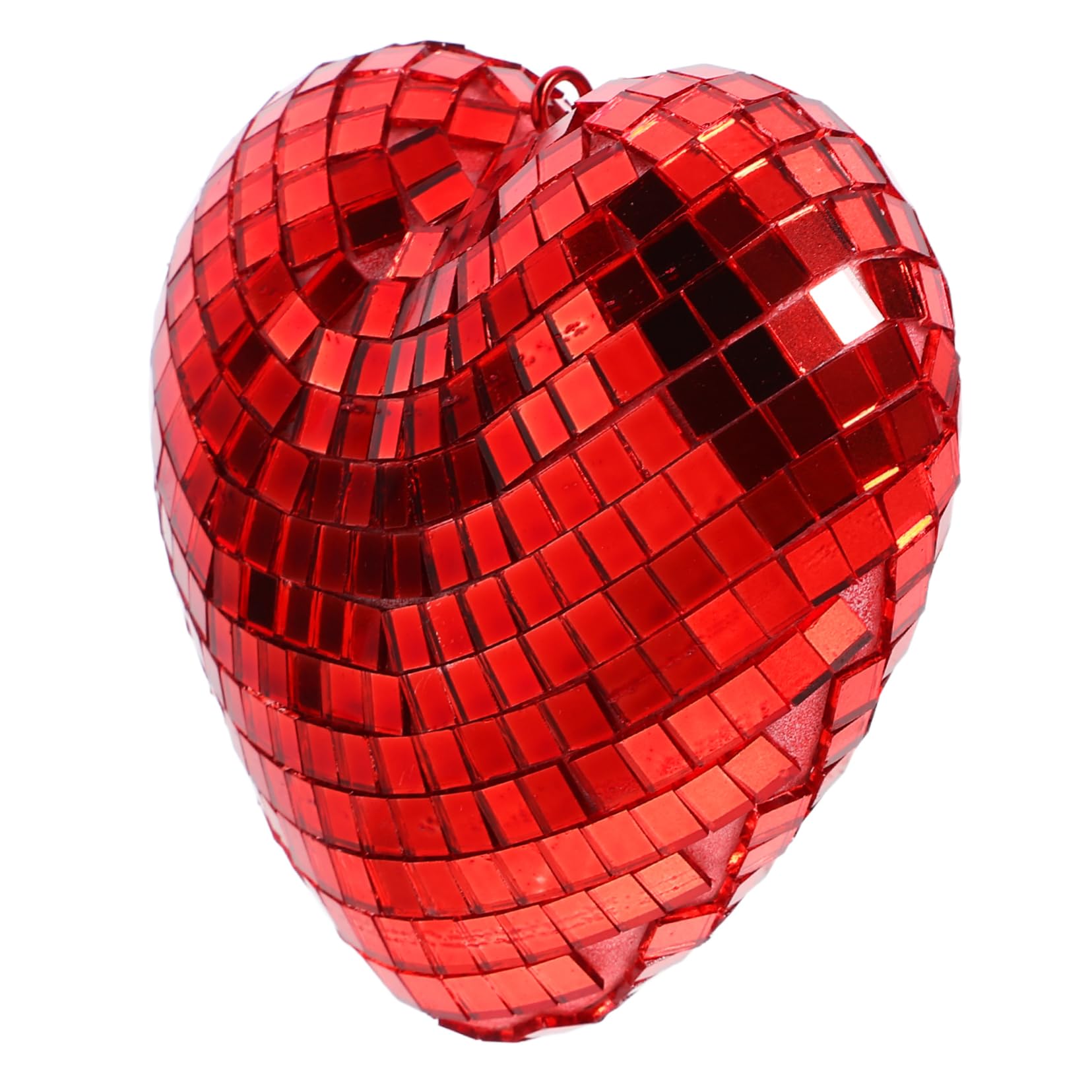 Levemolo Hanging Heart Disco Ball Reflective Mirror Ball Wall Decor Perfect for Parties