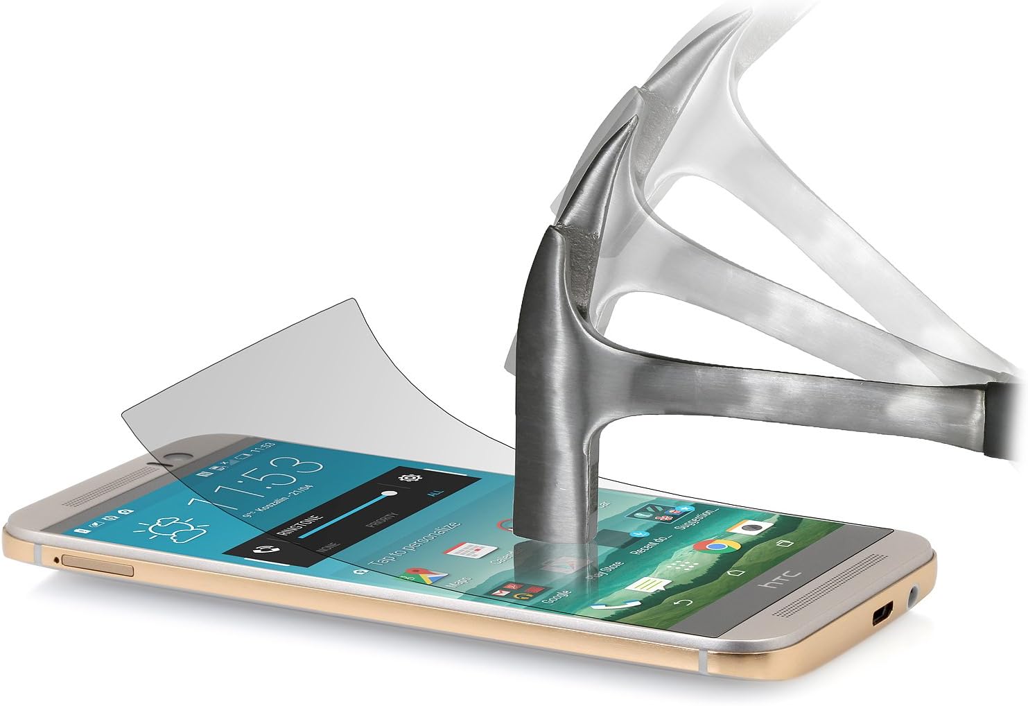StilGut 2 x Tempered Glass Screen Protector for HTC One M9 - Image 3