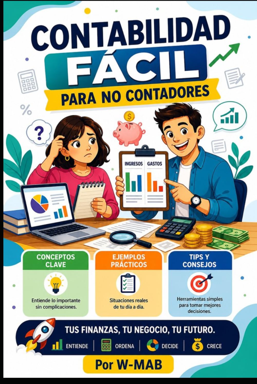Contabilidad fácil para no contadores: Guía práctica para emprendedores, estudiantes y personas sin formación contable (Negocios y Finanzas Sin Complicaciones: Guías Prácticas para Emprendedores)