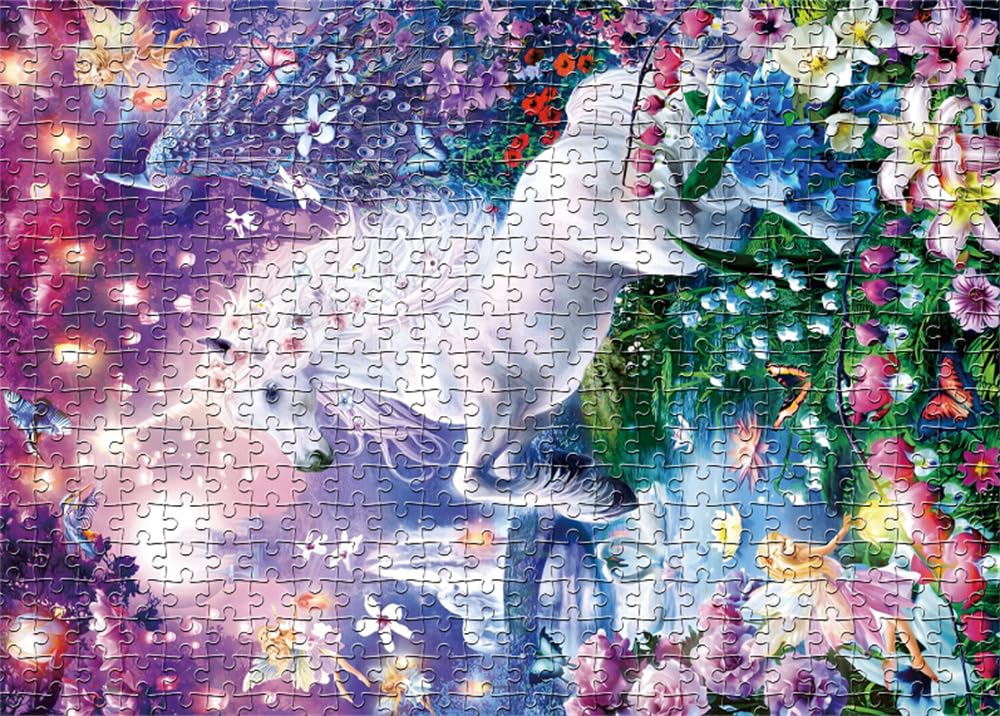 WESEN 1000 Piece Jigsaw Puzzle for Adults - Horse dog cat Animal Puzzle gift - Brain Challenge Toy for Kids and Adults - 70x50cm - Image 3