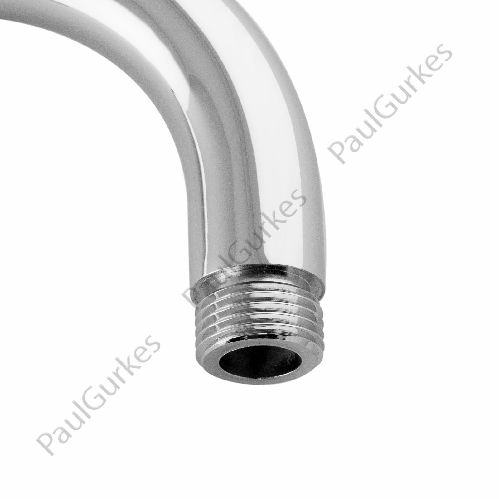 Ducha de Lluvia Redonda con Soporte de Pared, Cabezal de Ducha Ø 20 cm, Latón y Plástico, Cromado, Antracita, Brazo 33 cm