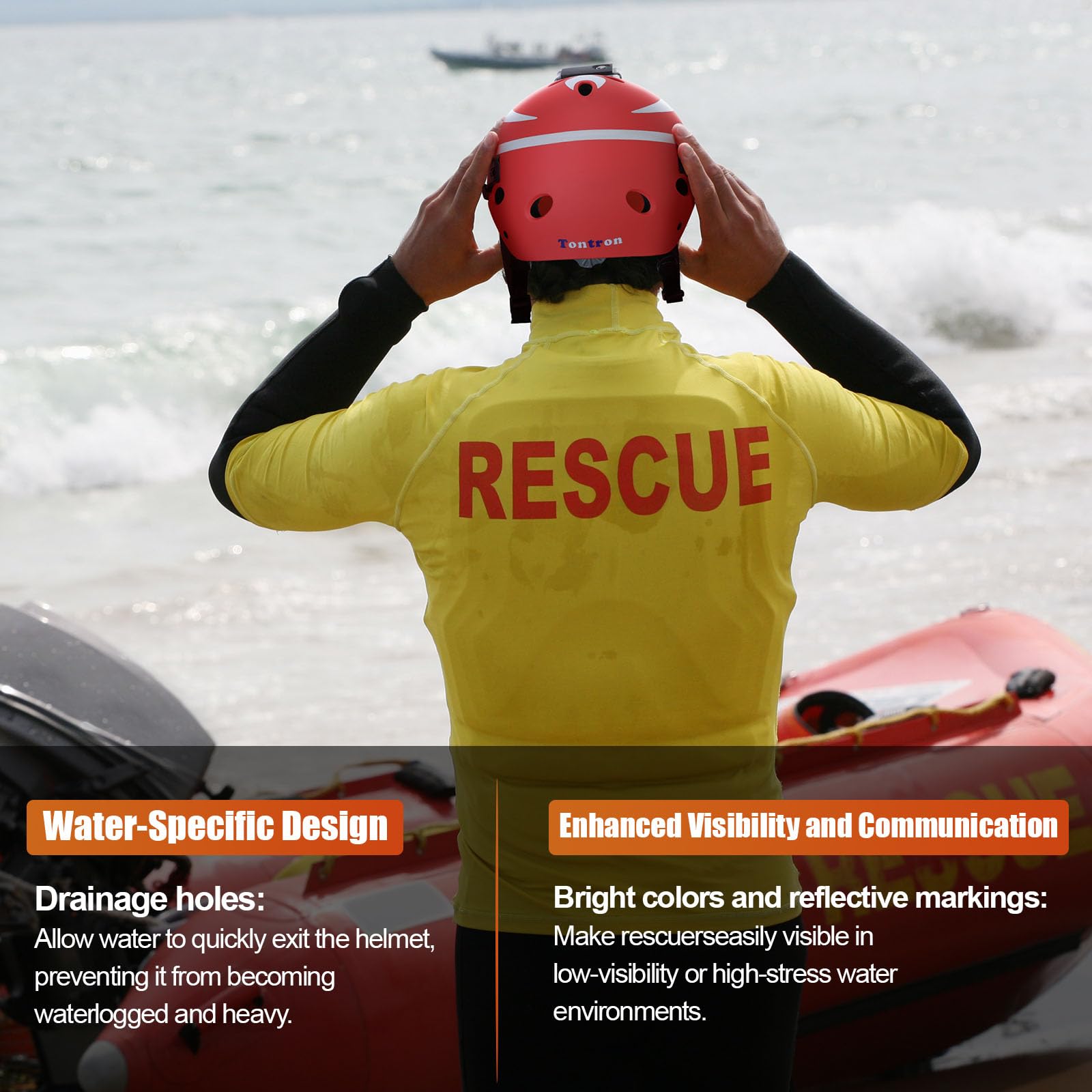 Tontron First Responder Wasserhelm | Water Resuce Helm