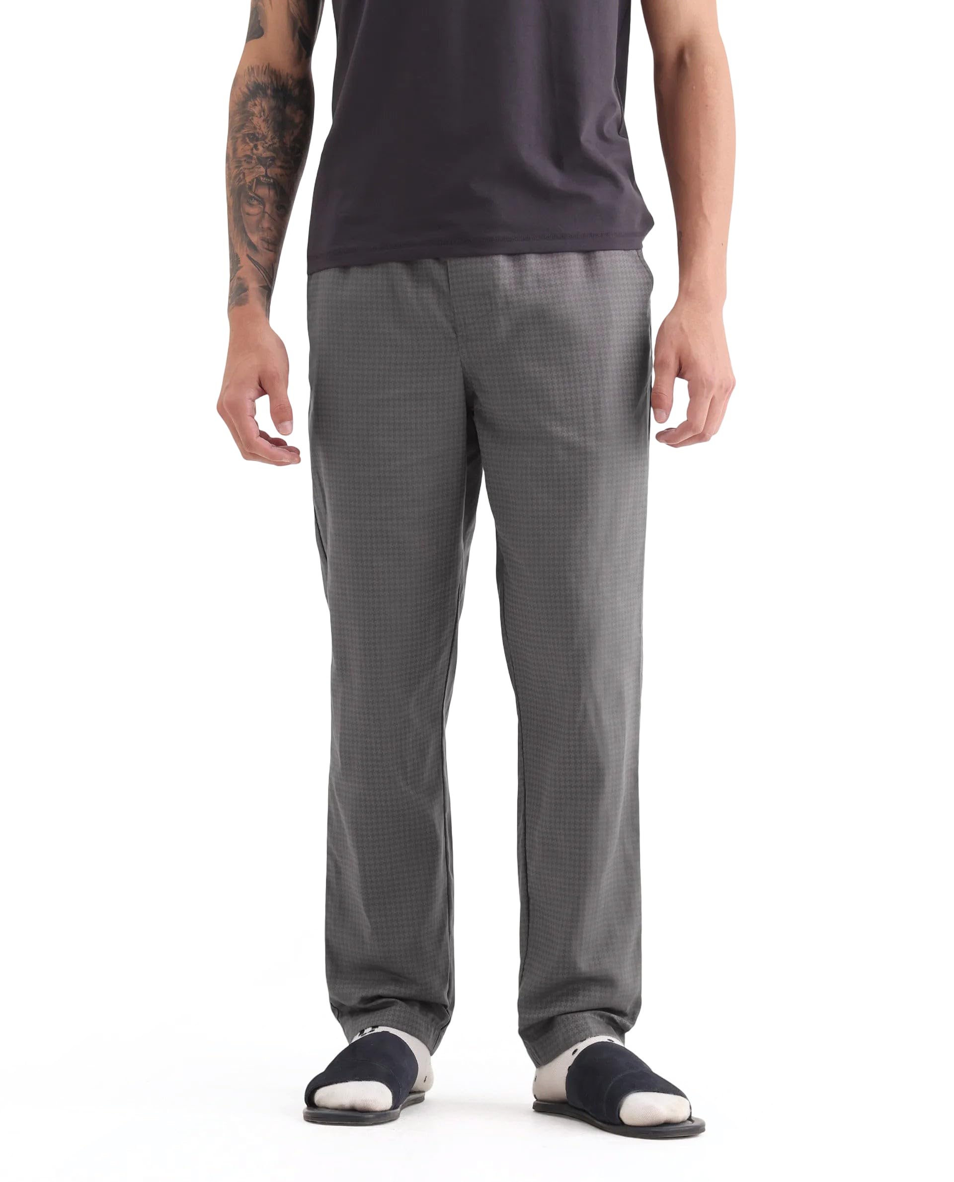 regular fit checked pajama-image-33