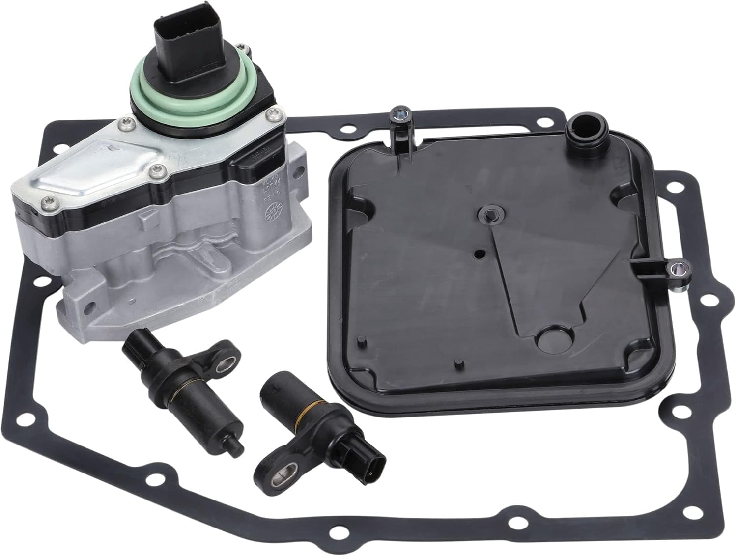 42RLE Transmission Shift Solenoid Block Pack Kit, Speed Sensors Filter Kit Compatible with Chrysl er Dod ge Jee p Libert y