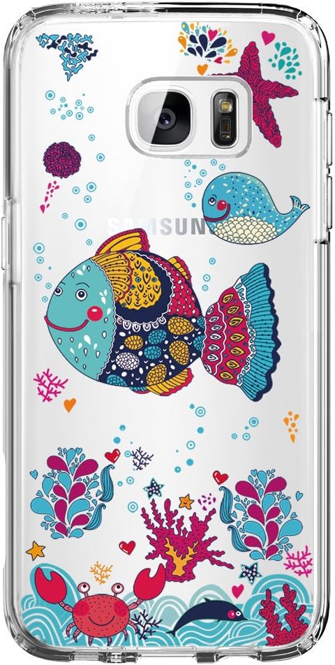 Samsung Galaxy S7 Case, TrendyBox Clear Case with Design for Samsung Galaxy S7 (Ocean Kingdom)