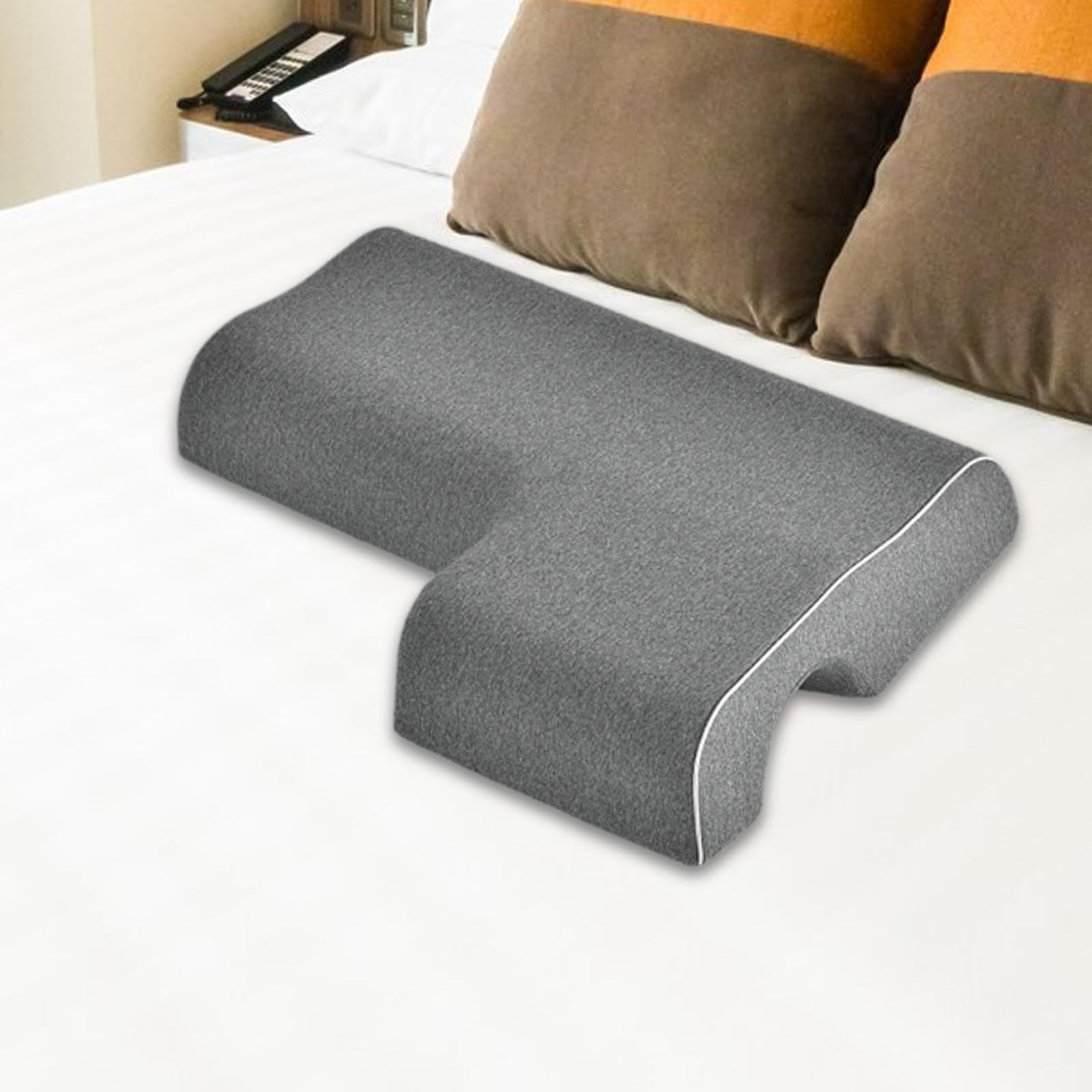 Oreiller Avec Trou Pour Les Bras Pour Couples, Oreiller Tunnel