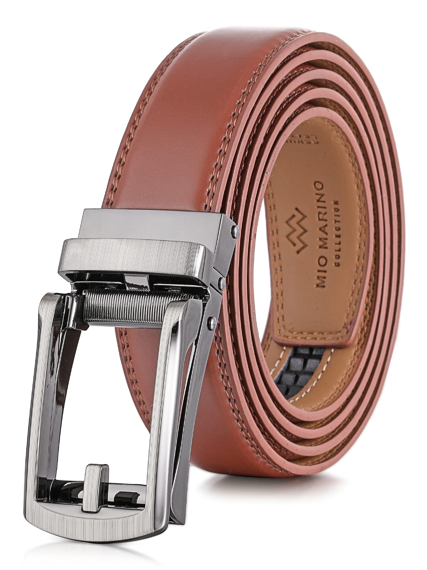 Classic Click Dress Belt - Bristle Umber