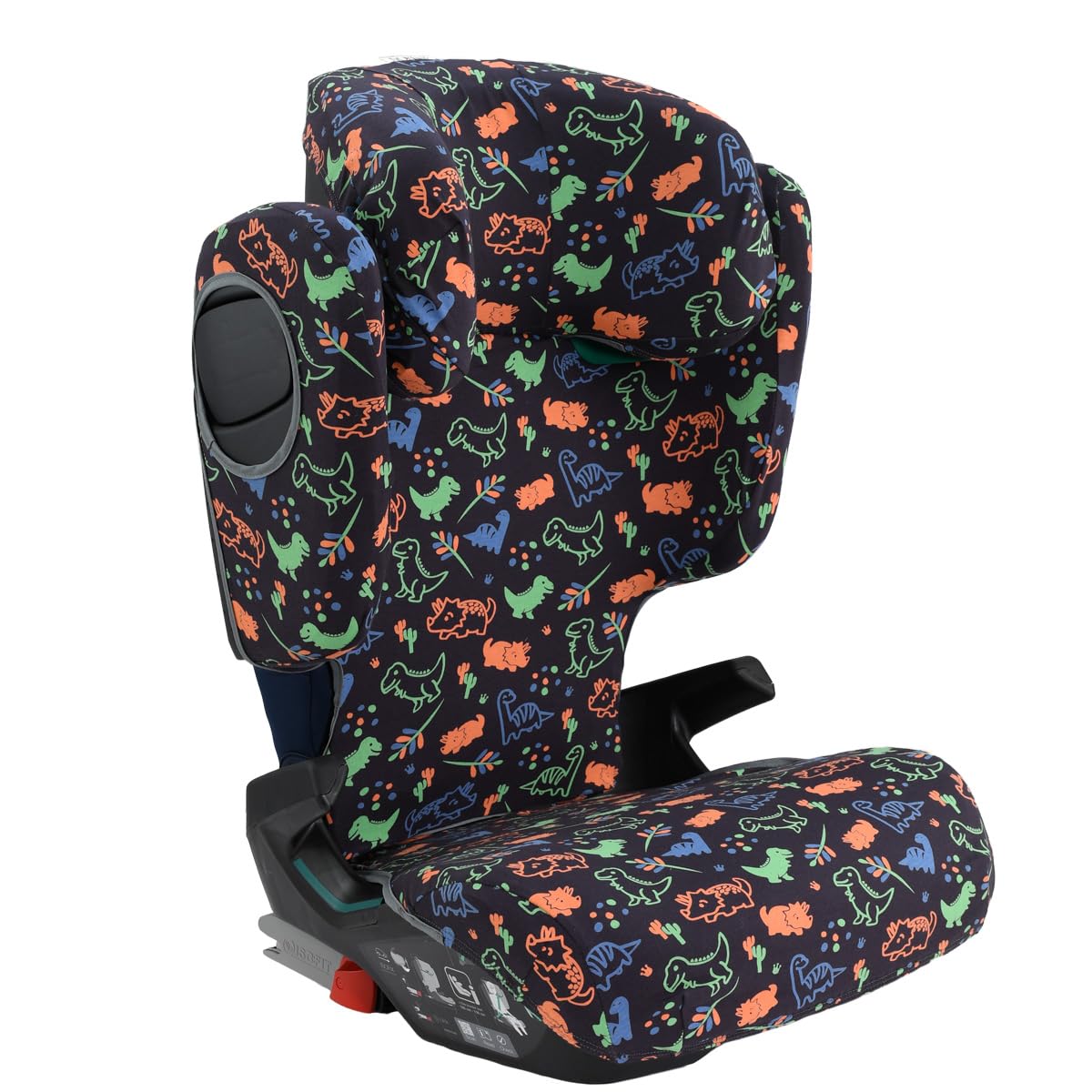 JYOKO KIDS Schutzhülle kompatibel mit Romer Kidfix (Romer Kidfix M I-SIZE, Happy Dino)